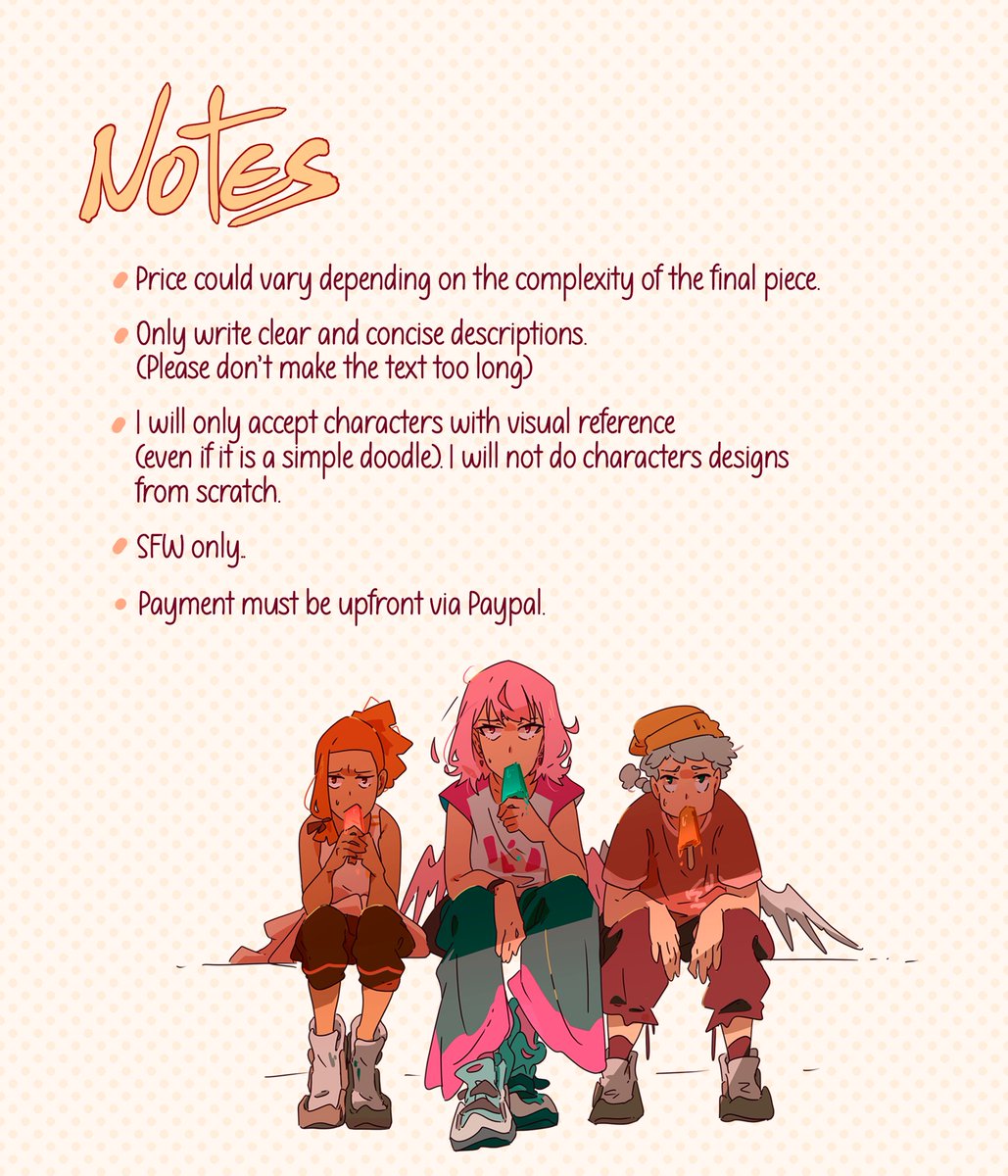 「Commissions are OPEN!15 slots available!」|Rouse 🐇❣️のイラスト