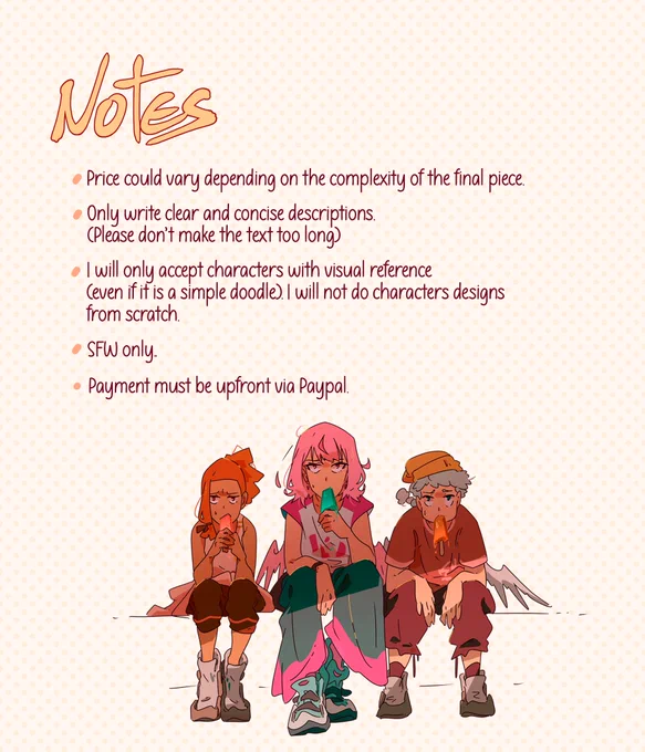 Commissions are OPEN!15 slots available!If you are interested DM me~RTs are very appreciated #commissions 