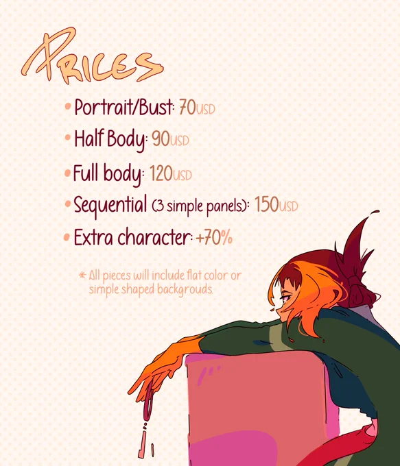 Commissions are OPEN!15 slots available!If you are interested DM me~RTs are very appreciated #commissions 