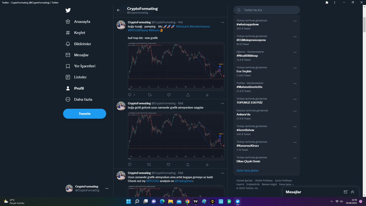 CryptoFormating's tweet photo. Look, it's called a bull trap. If you don't know, find out.

Bak buna  boğa tuzaı denıyor çakma fenomenler  30 dakıka once herkez düşer diyordu naptık inceledik yapıştırdıkmı:) Nadir cizerim parayı alınca kacarım:))  #Etherum #btcusd #bitcoins #XRP #shiba https://t.co/eOaeqvFcYj