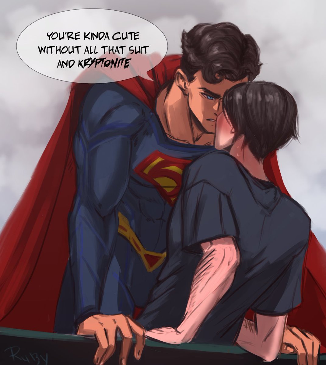 TheRubyBii's tweet photo. Scary Supe meeting his goth gf ^^
#Superbat #battisson https://t.co/okOSTn2BnJ