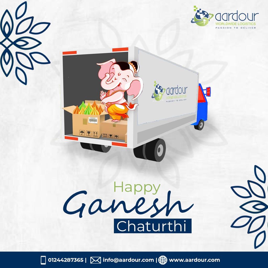 May Lord Ganesha's blessing fill your life with happiness!
Aardour Worldwide Logistics wishes you a Happy Ganesh Chaturthi. 

#Ganeshchaturthi #lordGanesh #HappyGaneshChaturthi  #celebrations #Ganeshchaturthi2022 #Indianfestivals #Aardourworldwidelogistics #Aardourlogistics