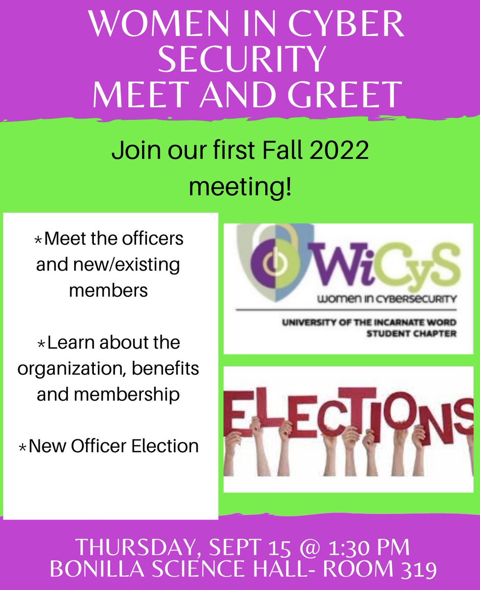 University of the Incarnate Word- WiCyS tweet media