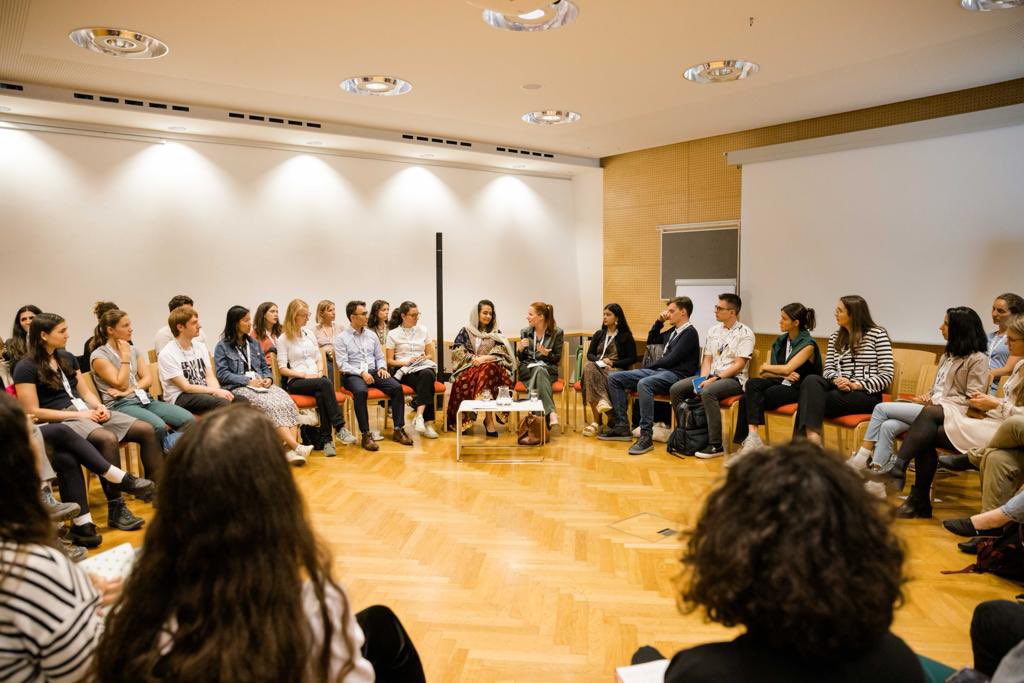 NargisMommand's tweet photo. It was a great honor to be a participant in @forumalpbach this year. It’s where I talk about the first worst anniversary of the Taliban takeover of Afghanistan and the worst situation of education, especially for women.@FlorenceGaub https://t.co/CwKL9X90lz