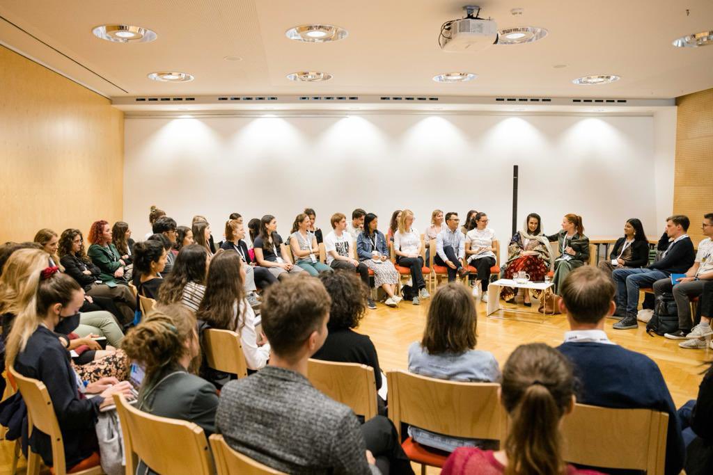 NargisMommand's tweet photo. It was a great honor to be a participant in @forumalpbach this year. It’s where I talk about the first worst anniversary of the Taliban takeover of Afghanistan and the worst situation of education, especially for women.@FlorenceGaub https://t.co/CwKL9X90lz