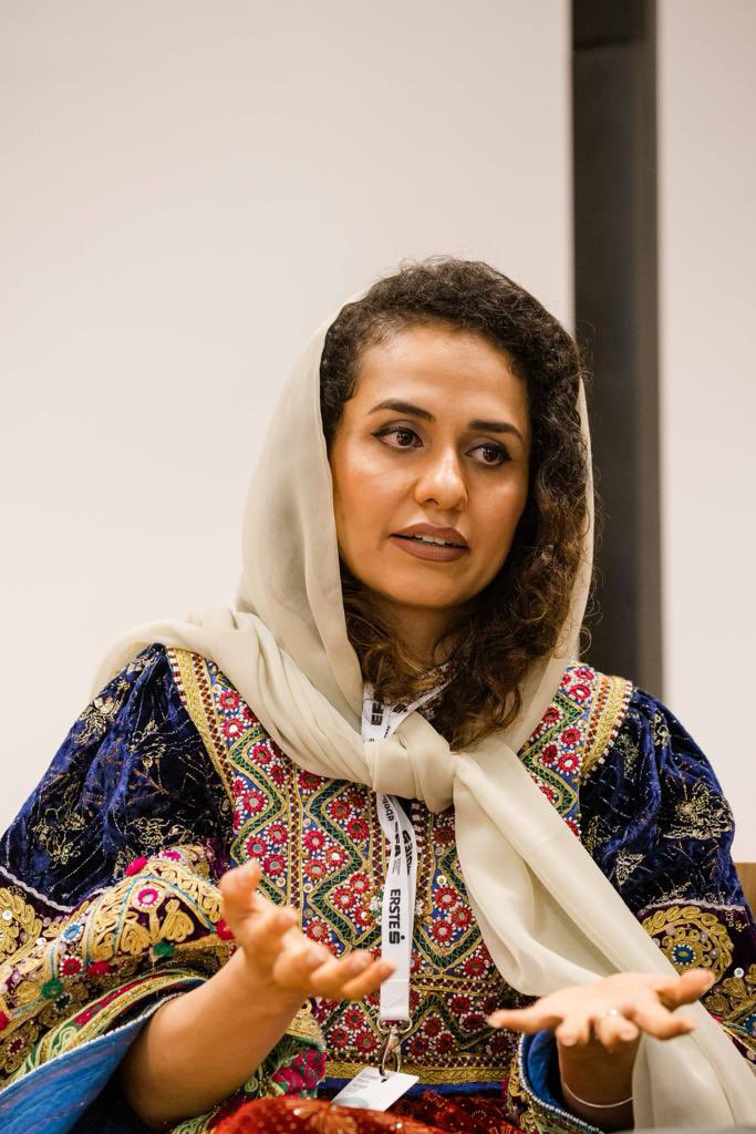NargisMommand's tweet photo. It was a great honor to be a participant in @forumalpbach this year. It’s where I talk about the first worst anniversary of the Taliban takeover of Afghanistan and the worst situation of education, especially for women.@FlorenceGaub https://t.co/CwKL9X90lz