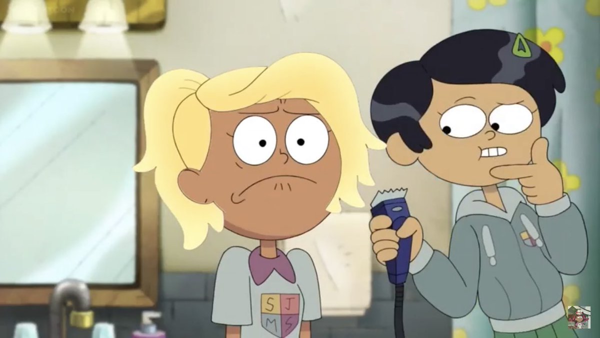 Superdjps's tweet photo. Anne Makeover too Shorts the Hairs Luz Sasha And Marcy 

#TheOwlHouse #TheOwlHouseSeason2 #amphibia #amphibiaedit #luz #luzufanart #Marcy #SashaWaybright #sasha #amphibiaseason2 #amphibiaseason3 #toh https://t.co/a5Y7PuKJdb
