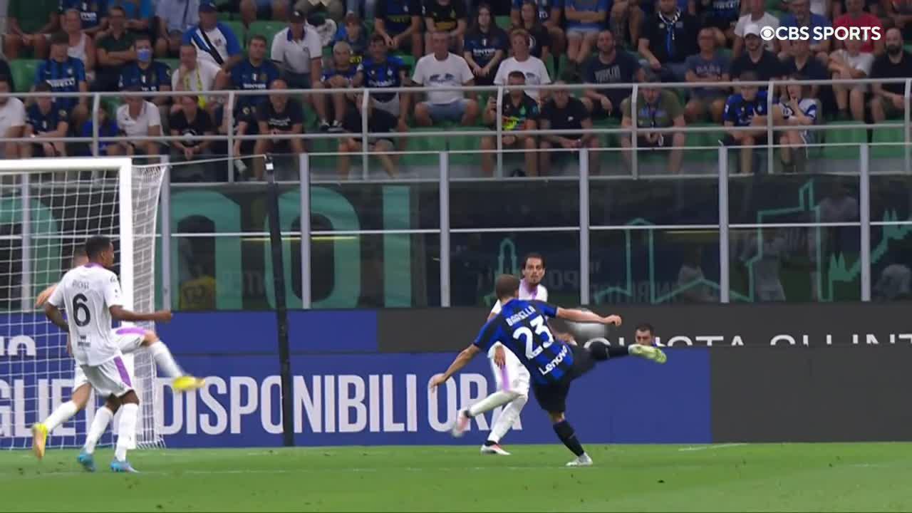 NICOLÒ BARELLA STOP THAT! 😳

What a finish from the Inter midfielder.”