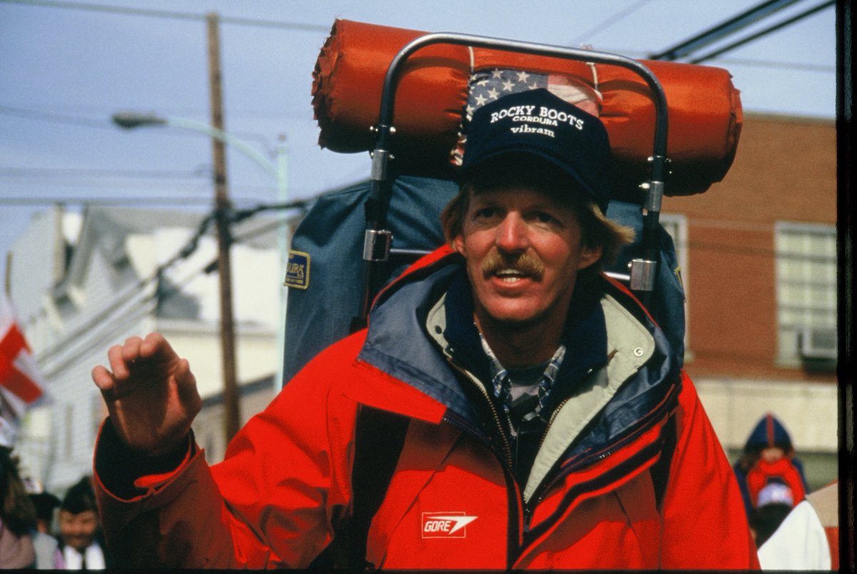 hikethebt's tweet photo. Our keynote speaker for Buckeye TrailFest is Steven Newman, the #Worldwalker! Steve is a USA world trekker, public speaker, freelance writer, author & adjunct professor. From 1983 - 1987, he walked 20k miles solo around the world, across 23 countries. Registration link in bio. https://t.co/kaKfjSKFNf