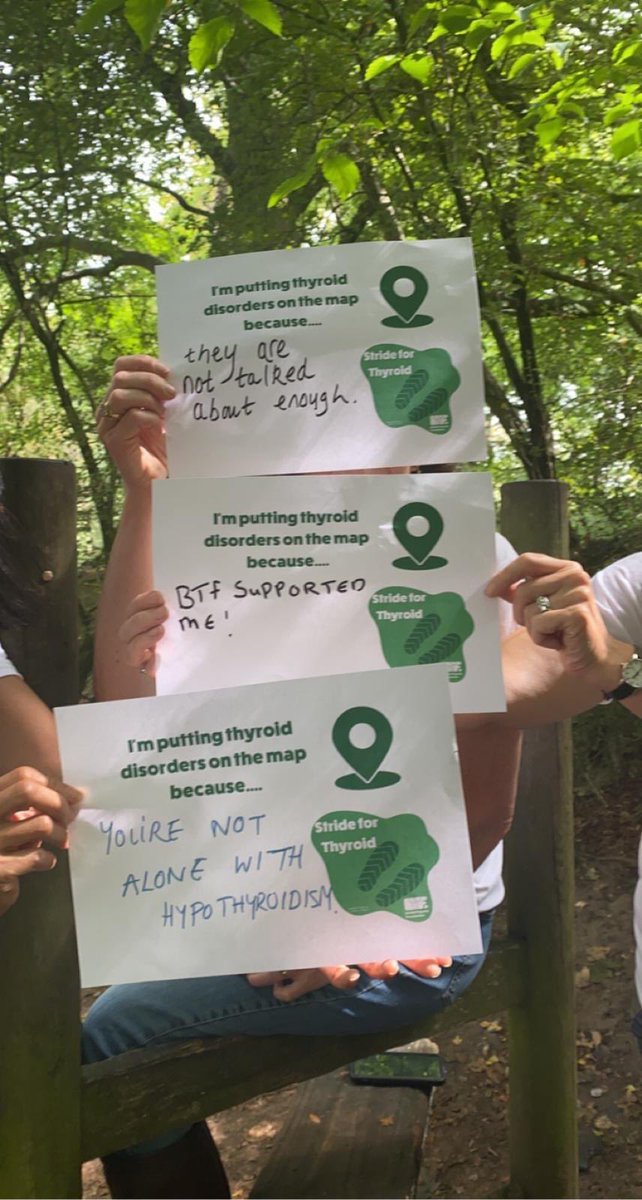 britishthyroid's tweet photo. Just some reasons why members of the thyroid community will be participating in our 'Stride for Thyroid' sponsored walk throughout October.
Will you join us, please?
https://t.co/jjHeSgshwG
#thyroid #hypothyroidism #hyperthyroidsm #ThyroidCancer #CongenitalHypothyroidism https://t.co/wwwDp3WdOi