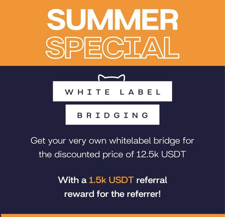 OriginalCatoshi's tweet photo. Want to earn some money during the bear market ? 😼
$1500 BUSD reward for each bridge referral💵
#bridgeeasy $cats $czats https://t.co/FuBbW5wMtu
