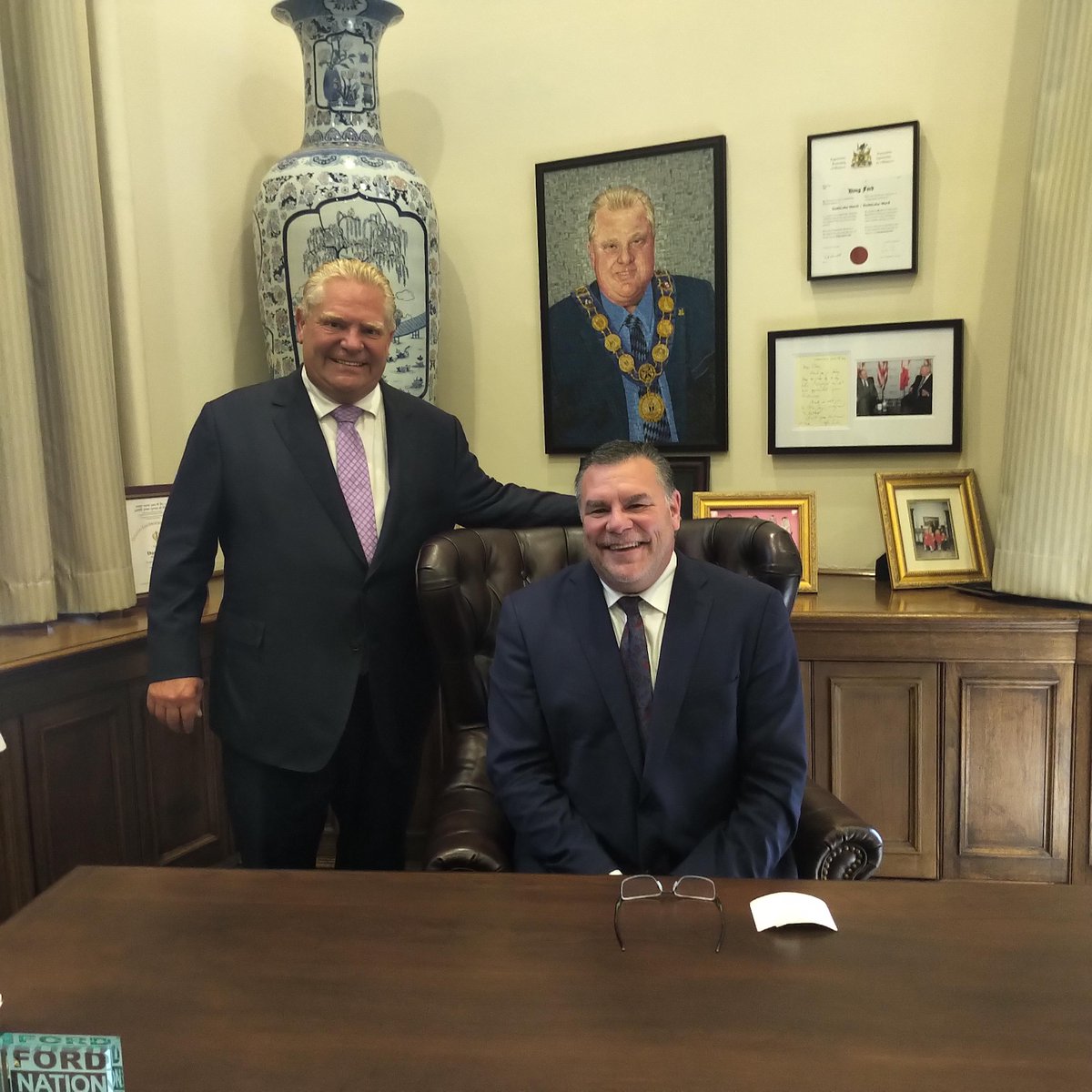 StevensonHosp's tweet photo. Yesterday our President and CEO @j_levac met with the Hon. @fordnation, Premier of Ontario and Minister of Health, Hon. @SylviaJonesMPP to discuss Phase 2 of our redevelopment and our South Simcoe OHT. Thank you @rnorcross6, Deputy Mayor of #NewTecumseth for your support of SMH! https://t.co/cjOhrCGTXq