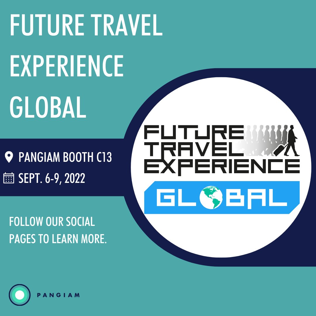 Pangiam (@pangiamtech) on Twitter photo Be sure to visit Pangiam Booth C13 during next week’s <a href="/FutureTravelX/">Future Travel</a> Global Exhibition! Our team will host a networking reception on the exhibition floor on Sept. 7th at 18:00. Come by and learn more! Be sure to visit Pangiam Booth C13 during next week’s <a href="/FutureTravelX/">Future Travel</a> Global Exhibition! Our team will host a networking reception on the exhibition floor on Sept. 7th at 18:00. Come by and learn more!