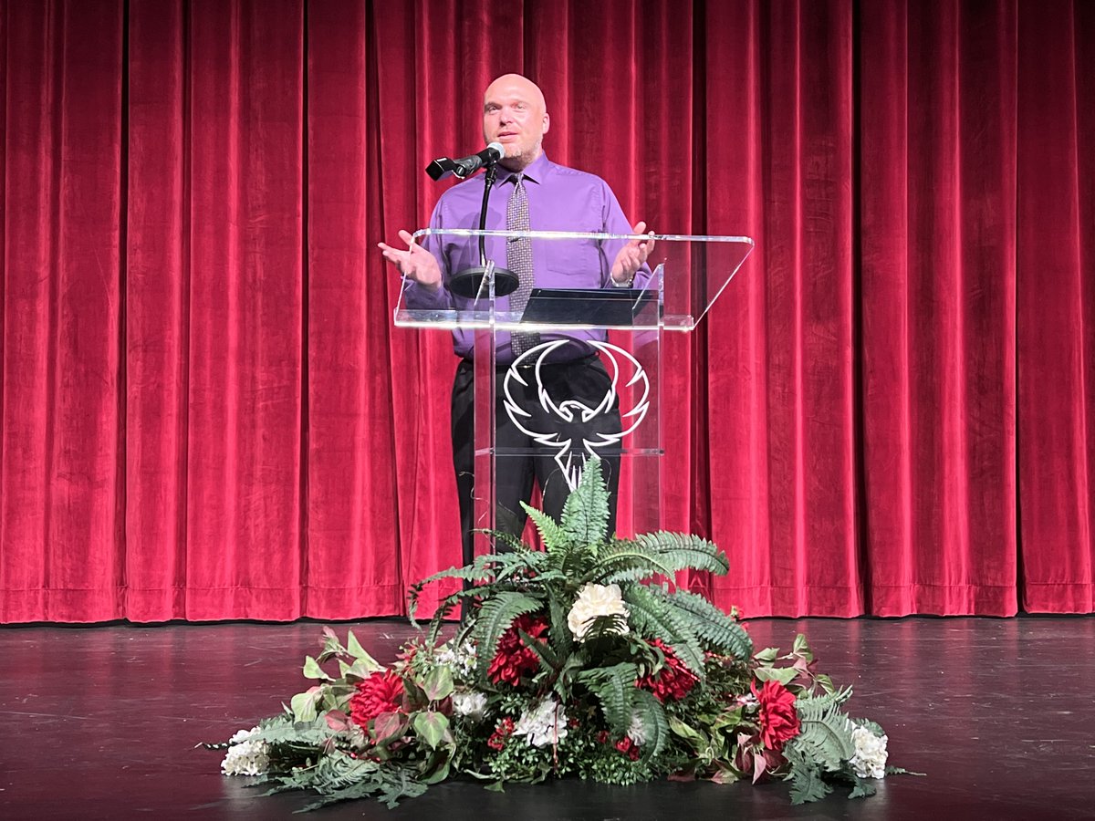 VDOE_News's tweet photo. Congratulations to Jordan Markwood, a music teacher at Rock Ridge High School for being named the 2023 Region 4 Teacher of the Year! #VATOY2023 https://t.co/aOYfVm5tHW