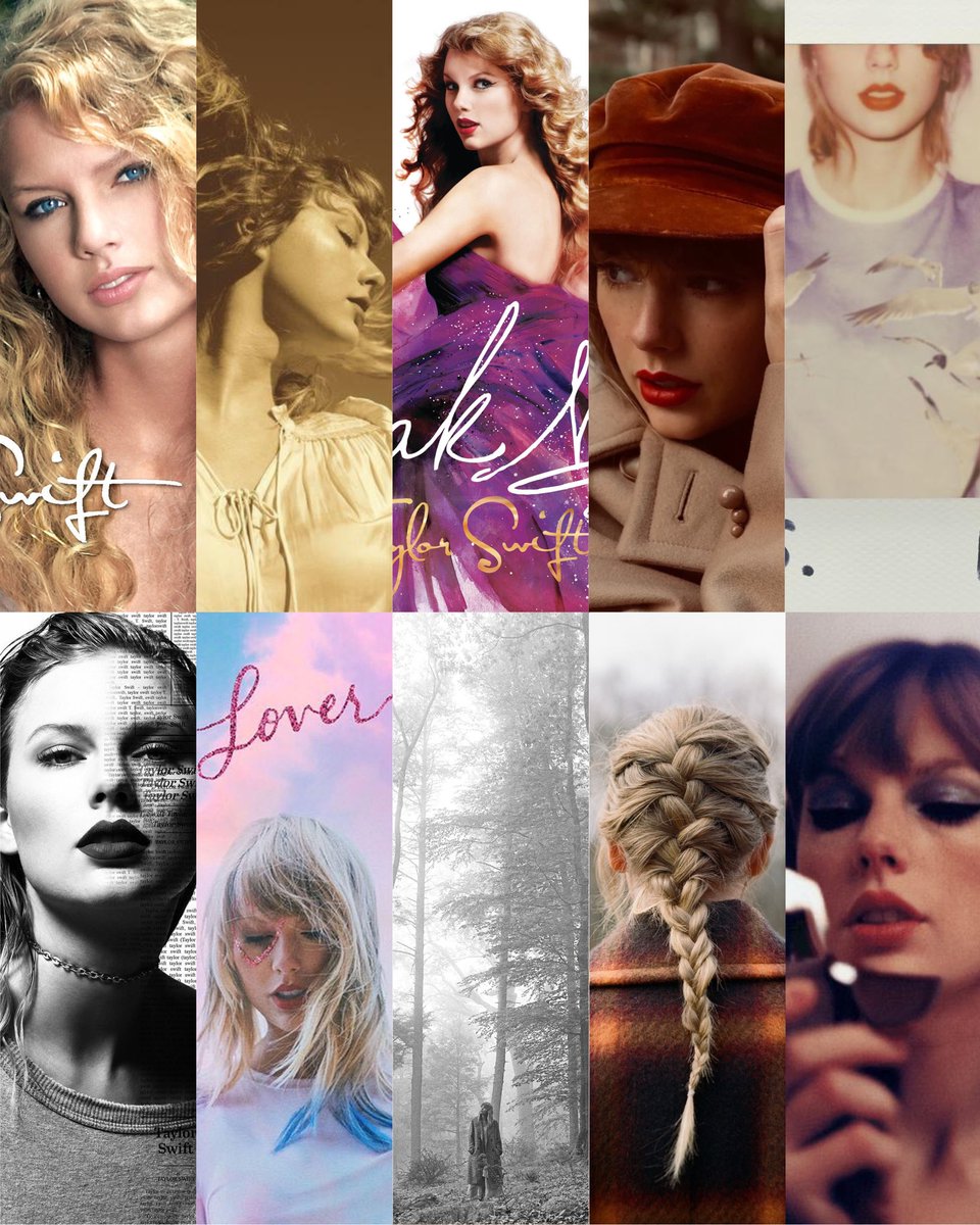 the way each taylor swift era is very distinctive from the other