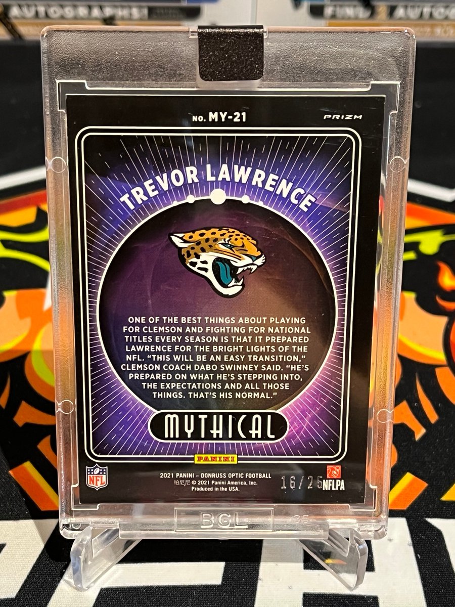 BreaksofGod's tweet photo. Breaks of God: Turning MYTH to REALITY since '20 💫🌟
A GIGANTIC @Trevorlawrencee Black Pandora Mythical Rookie Card Short Print! This is the 16/25 out of Optic which is, of course, JERSEY NUMBERED!! 🤩🔥

ONLY FIRE with BoG!🔥🔥

👉https://t.co/EKNHzbpt6m

#PulledByBoG #TheHobby https://t.co/65B3EDLCJc