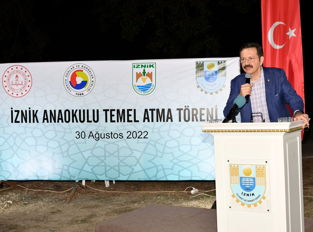 RHisarciklioglu's tweet photo. TOBB olarak 81 ilde 81 okulu çocuklarımıza armağan etmiş olmanın sevincini yaşıyoruz.

Şimdi de 154 ilçemize 154 yeni okul yapmayı hedefliyoruz.

Bu kapsamda ilk adımı İznik’teki okulumuzun temelini atarak başlattık.

Tüm çabamız ülkemiz ve çocuklarımız için… https://t.co/t5DqI3QV5K