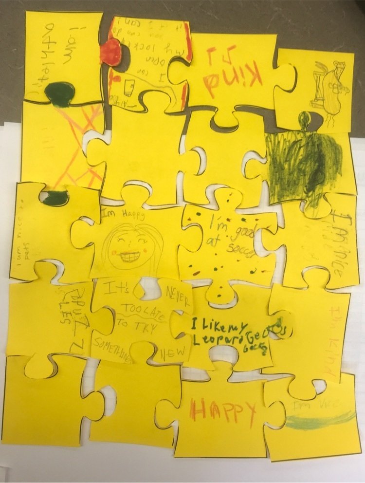 SalisburySchool's tweet photo. 6th and 8th grade Ss each bring something positive to the music room and work together to complete our class puzzle. We need each other to complete our goal! https://t.co/ucVssaB4d8