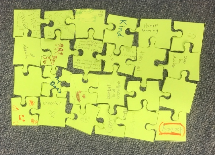 SalisburySchool's tweet photo. 6th and 8th grade Ss each bring something positive to the music room and work together to complete our class puzzle. We need each other to complete our goal! https://t.co/ucVssaB4d8