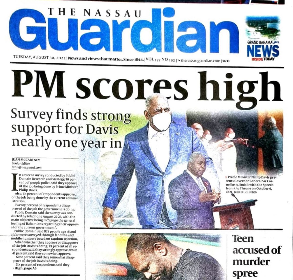 PiaGloverRolle's tweet photo. Congratulations to our Prime Minister Hon. Philip Brave Davis on his hard work, dedication, stellar &amp; compassionate leadership in our first year as we lead the Bahamian people and our nation. 

#ANewDay
#steadyforward https://t.co/ZdIr9e4E8G