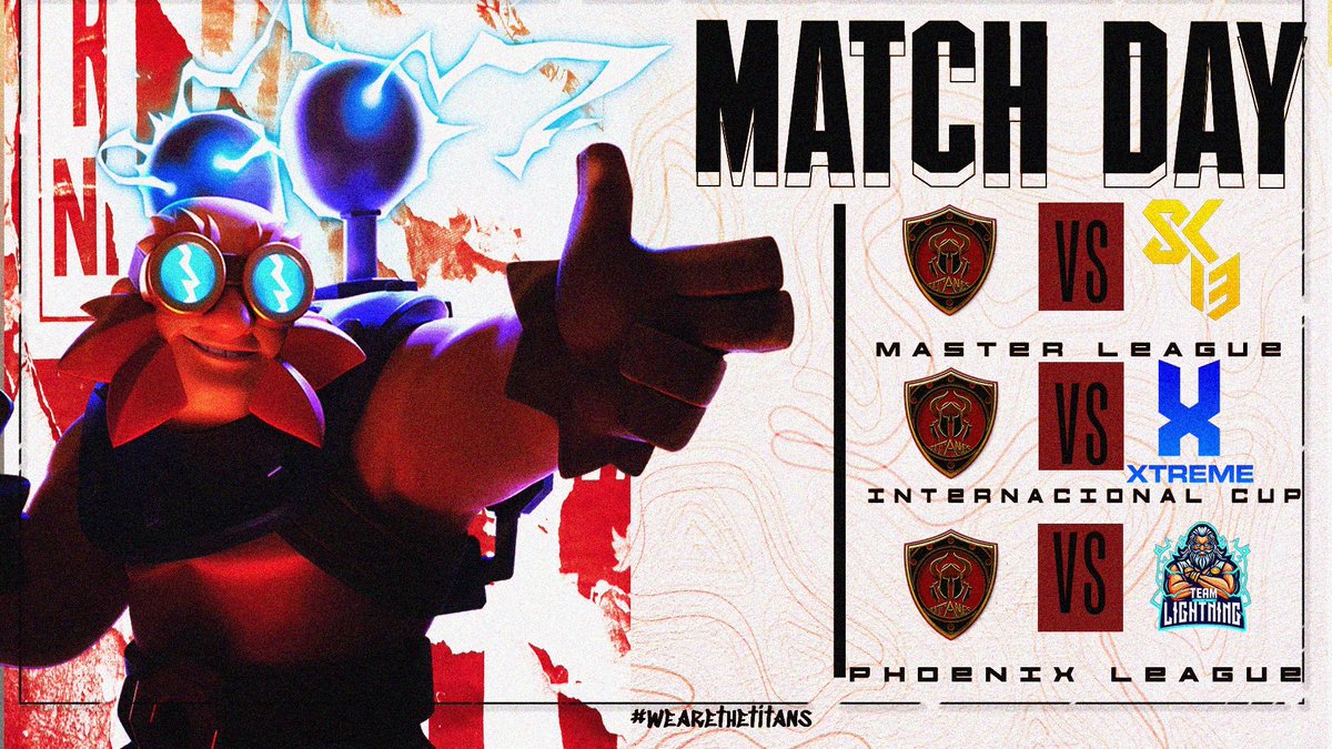 Hayne ๐๐ฉถ (@theceoone) on Twitter photo #CR โข MATCHDAY!
Una vez mรกs triple enfrentamiento en la arena de Clash Royale:
๐ โข <a href="/AGMaster_League/">Master League</a>
๐ โข <a href="/SKCalalas/">SKCalalas</a>
โฐ โข 3:00pm๐ณ๐ฎ
๐ โข <a href="/Cup_Internation/">International Cup</a>
๐ โข <a href="/Extreme_Teamtbd/">Xtreme</a>
โฐ โข 6:00pm๐ณ๐ฎ
๐ โข <a href="/PhoenixL_CR/">Phoenix League</a>
๐ โข <a href="/TeamLightning8/">Team Lightning</a>
โฐ โข 6:00pm๐ณ๐ฎ
#TitanesLeyendas #CR โข MATCHDAY!
Una vez mรกs triple enfrentamiento en la arena de Clash Royale:
๐ โข <a href="/AGMaster_League/">Master League</a>
๐ โข <a href="/SKCalalas/">SKCalalas</a>
โฐ โข 3:00pm๐ณ๐ฎ
๐ โข <a href="/Cup_Internation/">International Cup</a>
๐ โข <a href="/Extreme_Teamtbd/">Xtreme</a>
โฐ โข 6:00pm๐ณ๐ฎ
๐ โข <a href="/PhoenixL_CR/">Phoenix League</a>
๐ โข <a href="/TeamLightning8/">Team Lightning</a>
โฐ โข 6:00pm๐ณ๐ฎ
#TitanesLeyendas