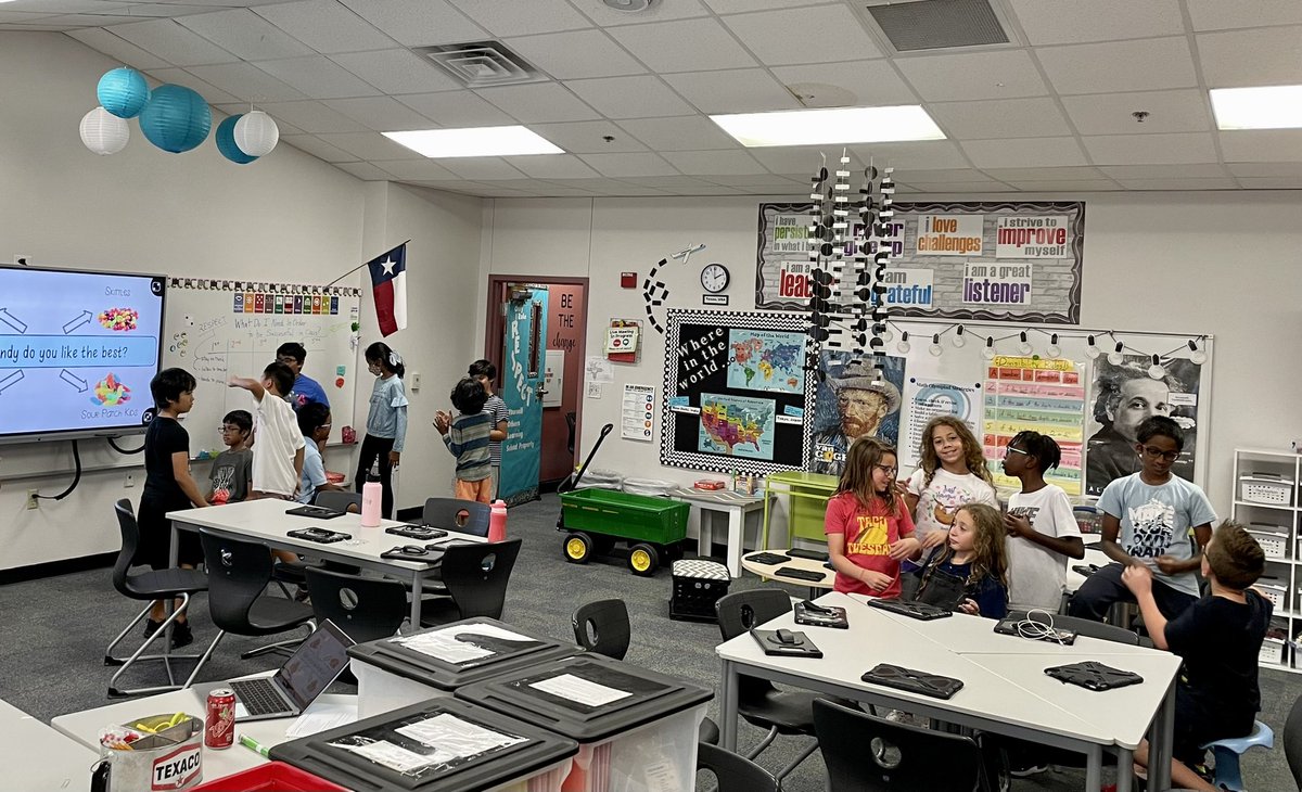 Playing 4 corners gets kids talking @DCEtrailblazers! <a href="/miss_krantz/">Kenzie Krantz</a> <a href="/MrsGentzel4th/">Rachel Gentzel</a> <a href="/Ms_Camarillo4th/">Alejandra Camarillo</a> @MissMiller_DCE