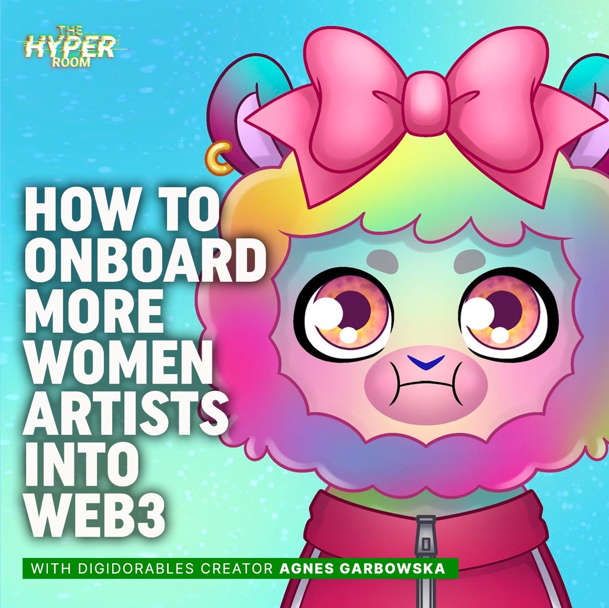 Award-winning comic book artist <a href="/AgnesGarbowska/">Agnes Garbowska🦄</a> enters #TheHyperRoom to discuss how to get more women artists into #Web3, the importance of building a community, and the exciting world of #DigiDorables! thehyperroom.com/p/digidorables…
#NFTCommunity #Web3podcast #comicartist