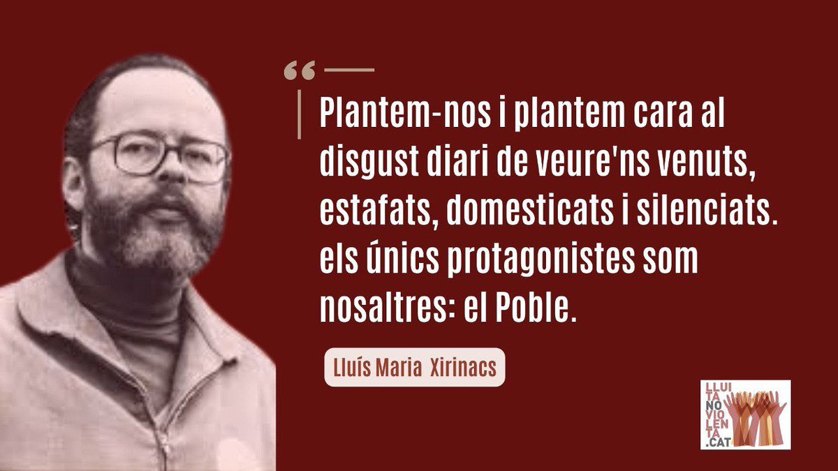 Lluita noviolenta tweet media