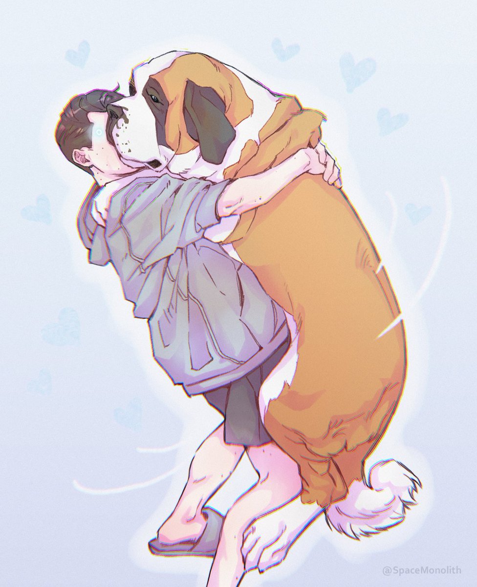 Big Hug for Good Vibes~~~ 😊🐶💙✨

#dbh #DetroitBecomeHuman #sumo #RK800 #ConnorDBH #SumoDBH