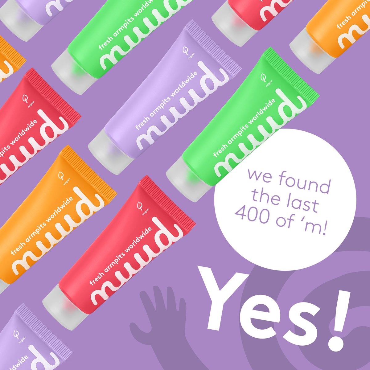 Our super popular Family Pack Summer Edit suddenly sold out…BUT we knew we had some packs left. Somewhere. So we went into our warehouse and, lo and behold, right behind a fresh batch of Squeezies: the last 400 packs. Be quick: nuudcare.com ❤️

#fresharmpitsworldwide
