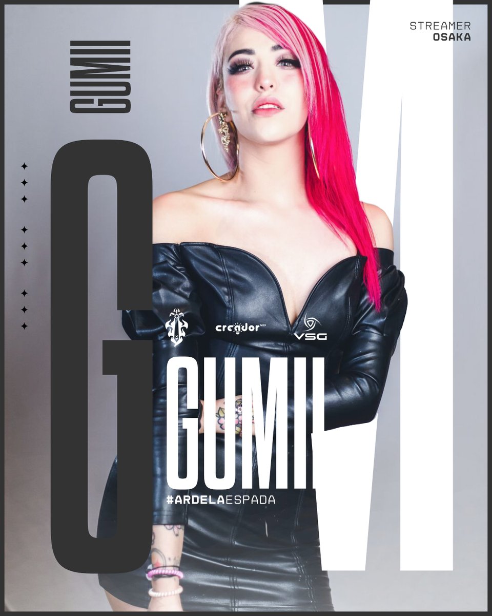 Llega una nueva portadora de la espada ⚔️

Le damos una gran bienvenida a <a href="/gumii_gc/">🌸GUMII🌸</a> como creadores de contenido del equipo 😎

No se pierdan de ninguno de sus directos por
📺 trovo.live/s/Gumii_OSK
#ArdeLaEspada