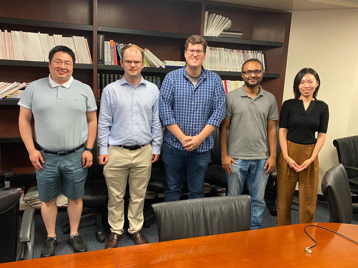 We <a href="/BingCompSci/">School of Computing, Binghamton University</a> are super excited to welcome five new Assistant Professors to our Department this year. From right to left: Yingxue Zhang (<a href="/YingxueZ/">Yingxue Zhang</a>), Adnan Rakin (<a href="/AdnanRakin/">Adnan Siraj Rakin</a>), Jayson Boubin (@JaysonBoubin), Bill Hallahan and Zeyu Ding (<a href="/realZeyuDing/">Zeyu Ding</a>).  <a href="/bing_watson/">Watson College - Binghamton University</a> <a href="/binghamtonu/">Binghamton University</a>