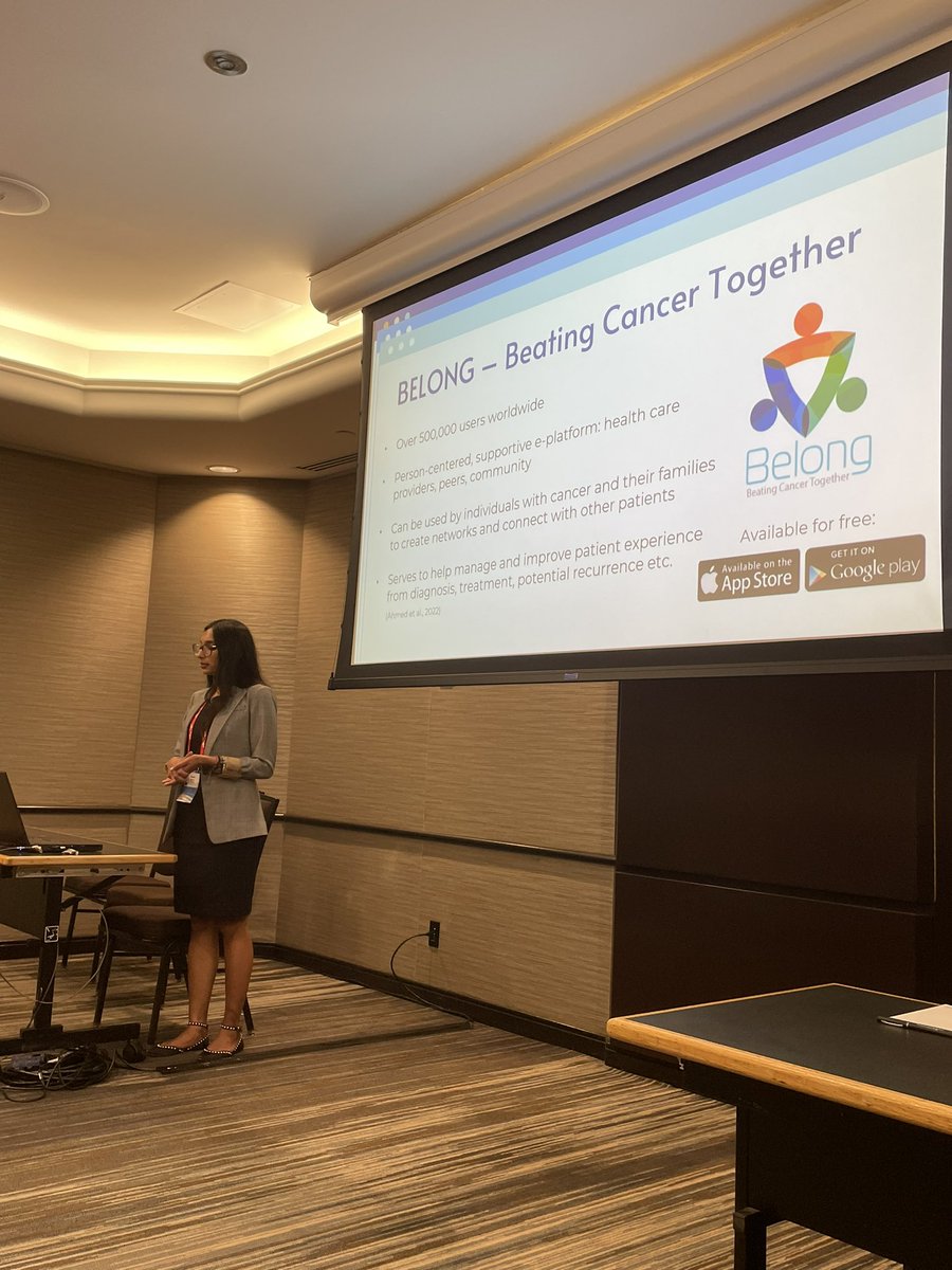 samarattieh's tweet photo. BELONG – a free cancer navigation and support platform for individuals with cancer and caregivers! @Saima__Ahmed #IPOS2022 @IPOSPsychoOncol @CAPO_ACOP @Loiselle_Lab https://t.co/4720VLAKII