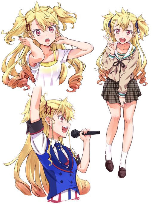 金髪サイドテールでちょっとツリ目というカワイイが詰まってる生き物。
#聖舞理王 