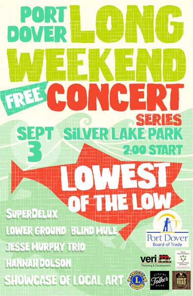 Don't miss Blind Mule performing as part of the Port Dover Long Weekend Concert Series this Sat, Sept 3 at 4pm, alongside the almighty LOWEST OF THE LOW, and it's FREE!