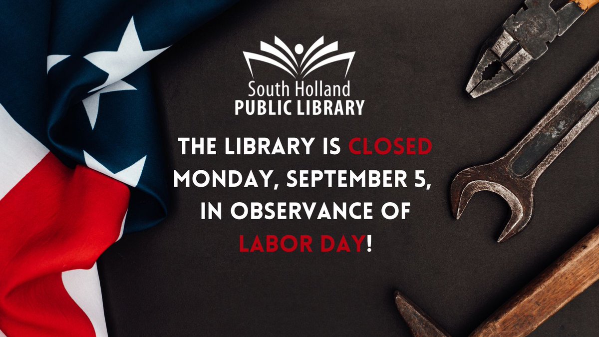 Visit us this week. We can't wait to see you! #SHPL #LaborDay
