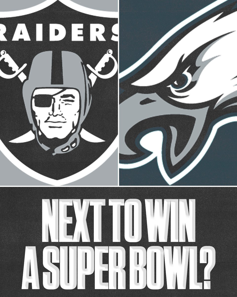 SNFonNBC's tweet photo. Next to win a Super Bowl: 

Like for #RaiderNation
Retweet for #FlyEaglesFly 

#NFL https://t.co/3b5JU2Y42p
