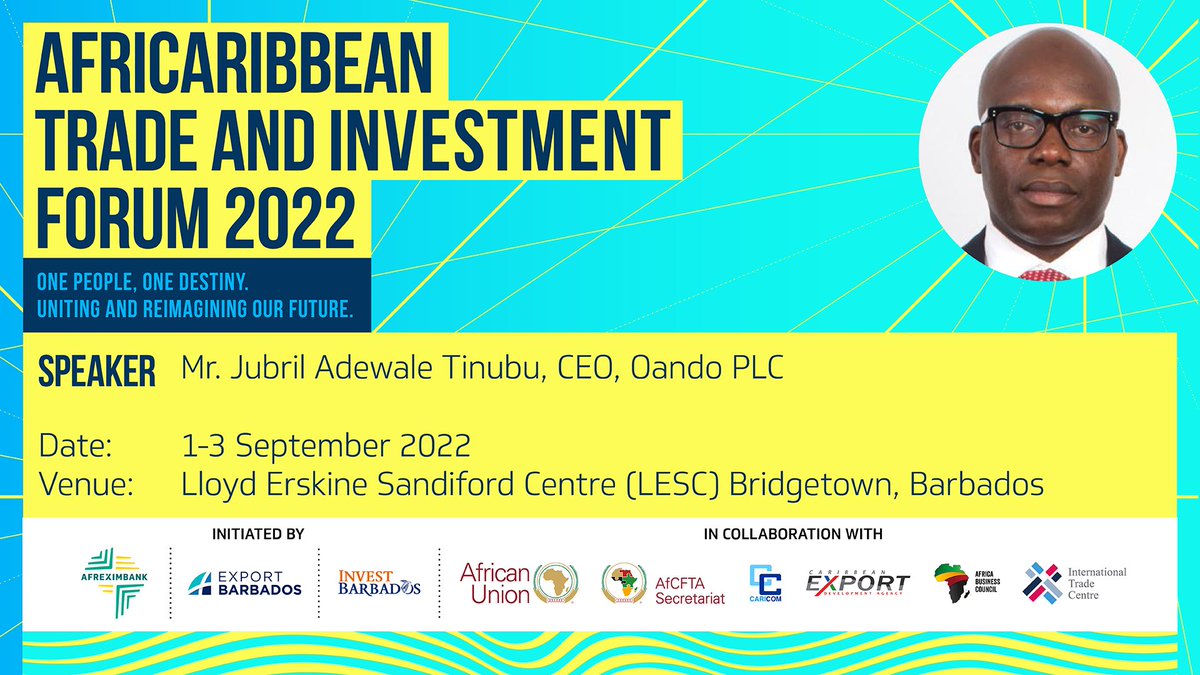 AfriCaribbean Trade and Investment Forum tweet media