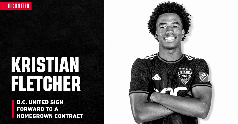 dcunited's tweet photo. ✍️ Officially taking the next step.

Welcome to the Black-and-Red, @krisfletch2!