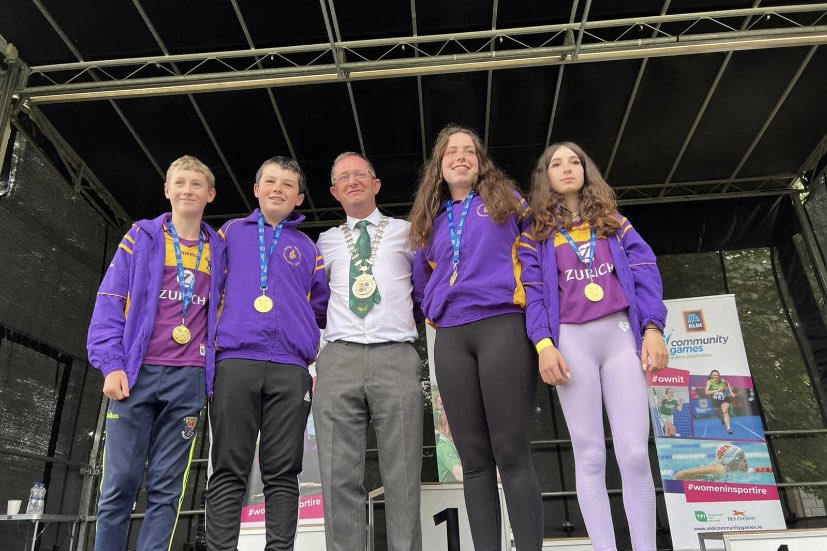 Glynnbarntown2's tweet photo. A massive well done to club members Oisín McCarthy, Shane Kennedy, Leà Bolger and Chloe Casey who recently won gold at the All Ireland Community Games Quiz Final. https://t.co/Qnd8rxR5xY