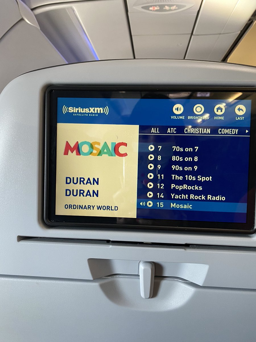 DDmariposaCT's tweet photo. How fitting?! On my flight to Vegas to c @duranduran ….. ❤️😁🎸🎶 https://t.co/F98vV1UaV7