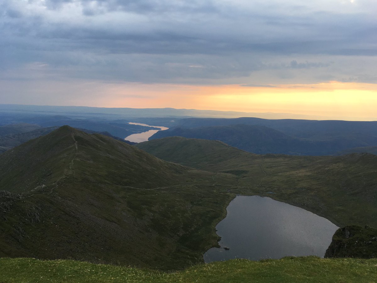 Raising a glass after a morning trip up Hellvelyn on our much needed break to Watermillock on the edge of Ullswater. Where else in the world do you need to go? #LakesMoment