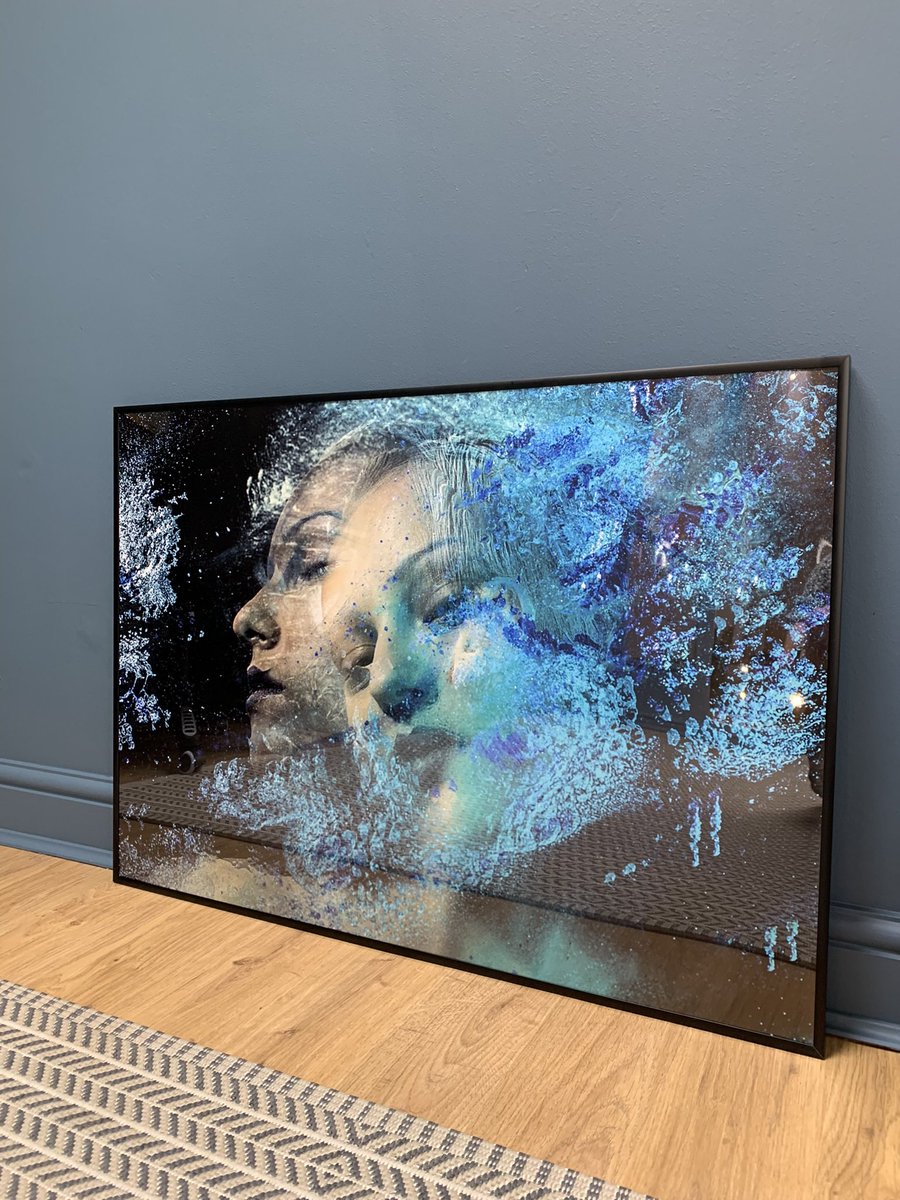 ECG_Lorna's tweet photo. So glad my boyf is on board with me kitting out his office with one of my favourite pieces I created for my final major project π¨ (with no photoshop, just abit of water paint and a glass screen) #creativeatheart π https://t.co/7IhiOgK5vb