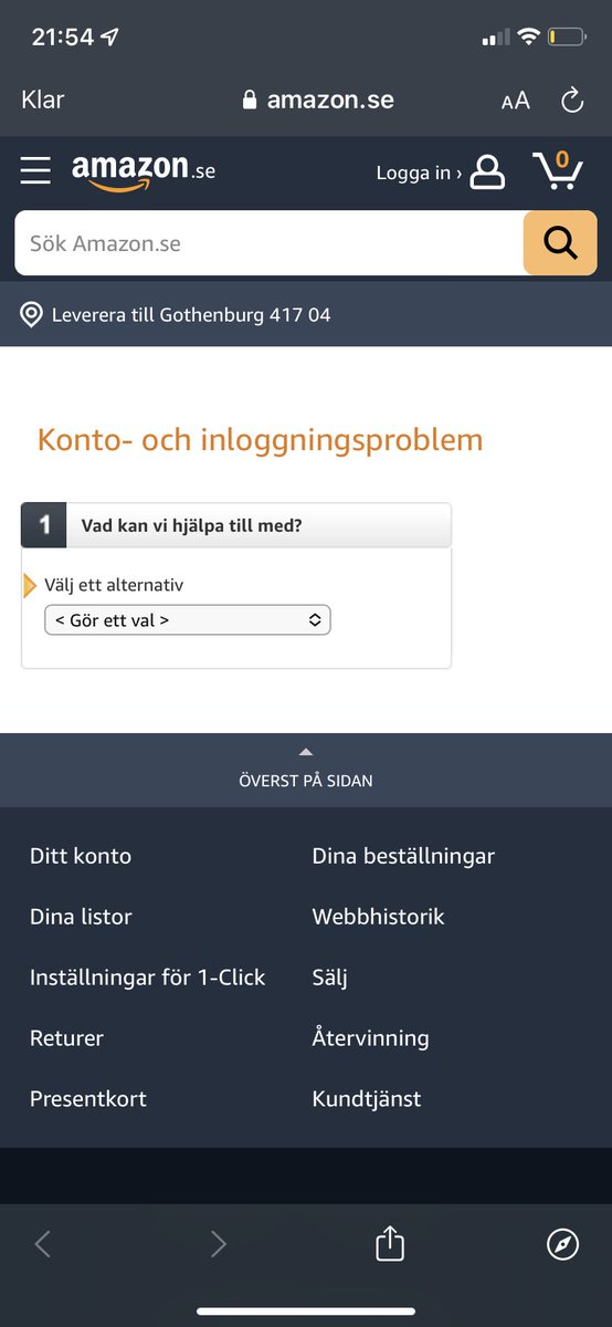 moathorin1's tweet photo. @AmazonHelp Hej, kom direkt till konto och inloggningsproblem och ingen chatt. Vill du hänvisa till rätt sida? 😊 https://t.co/yx93cvy7oG