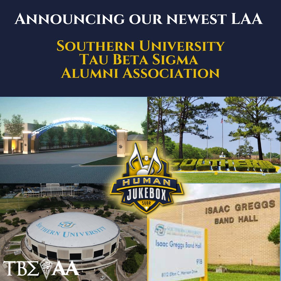 tbsaa's tweet photo. Please join the Executive Council in welcoming our newest Local Alumni Association, the Southern University TBS Alumni Association! We are so excited to have them join and cannot wait to see what they accomplish. #LAAs #newestLAA #TBSAA https://t.co/g2clKeonDp