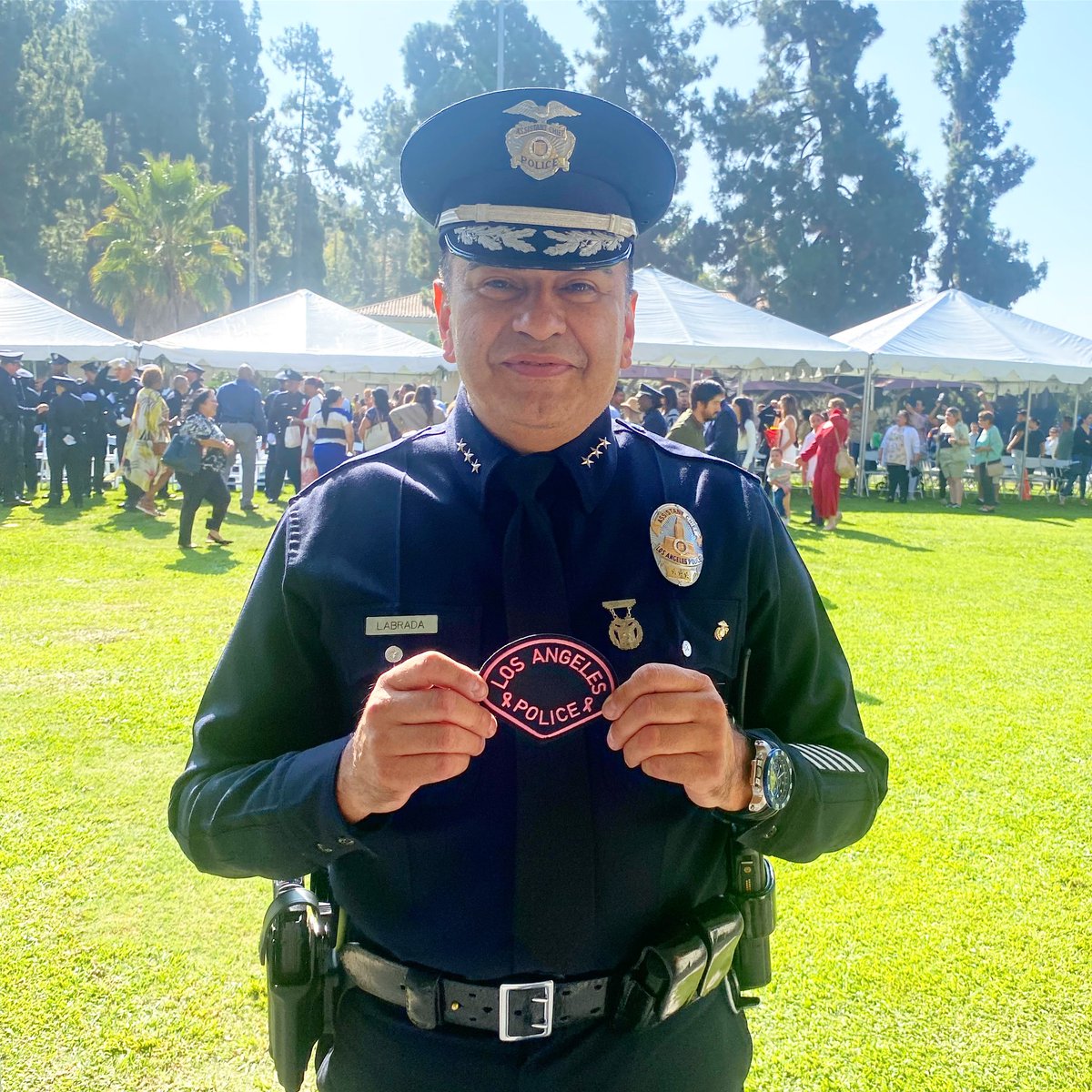 Join Assistant Cheif Al Labrada and the Pink Patch Project in raising awareness for breast cancer research 💗 The William H. Parker Los Angeles Police Foundation is joining in on the fight against breast cancer with the Pink Patch Project! <a href="/PinkPatchPrjct/">Pink Patch Project</a>