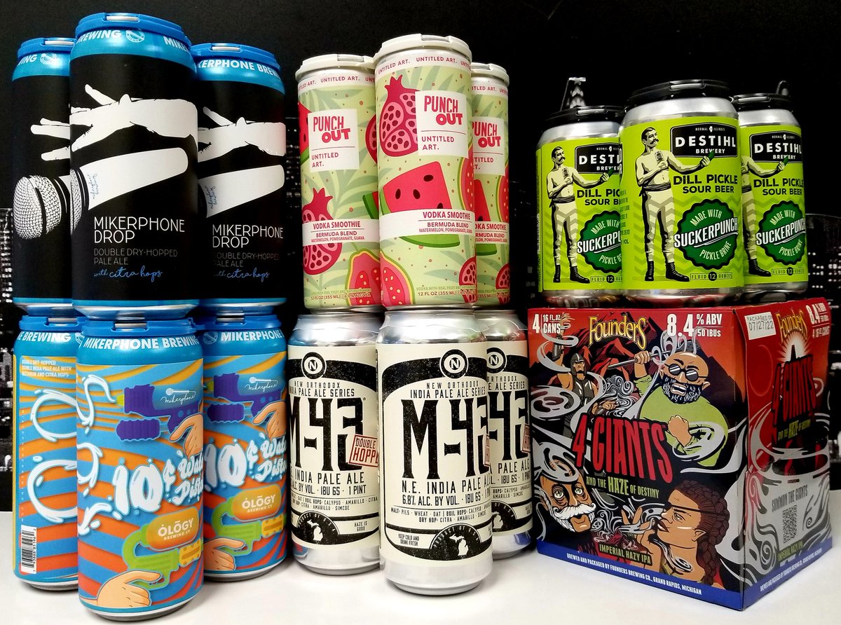 CityViewLiquor's tweet photo. New stuff peeps!π₯³ππ»π»π»
#NewBeerArrivals #TimeForAColdOne #BeerOClock
#FunBeerForFunPeople #FunBeerPartyTime #CrazyRadBeer #GreatBeerSelection #SweetSeasonalSelections
@mikerphonebrew @ologybrewing @untitledartbev @OldNationBrew @DESTIHLbrewery @foundersbrewing https://t.co/g7qz1DnoZn