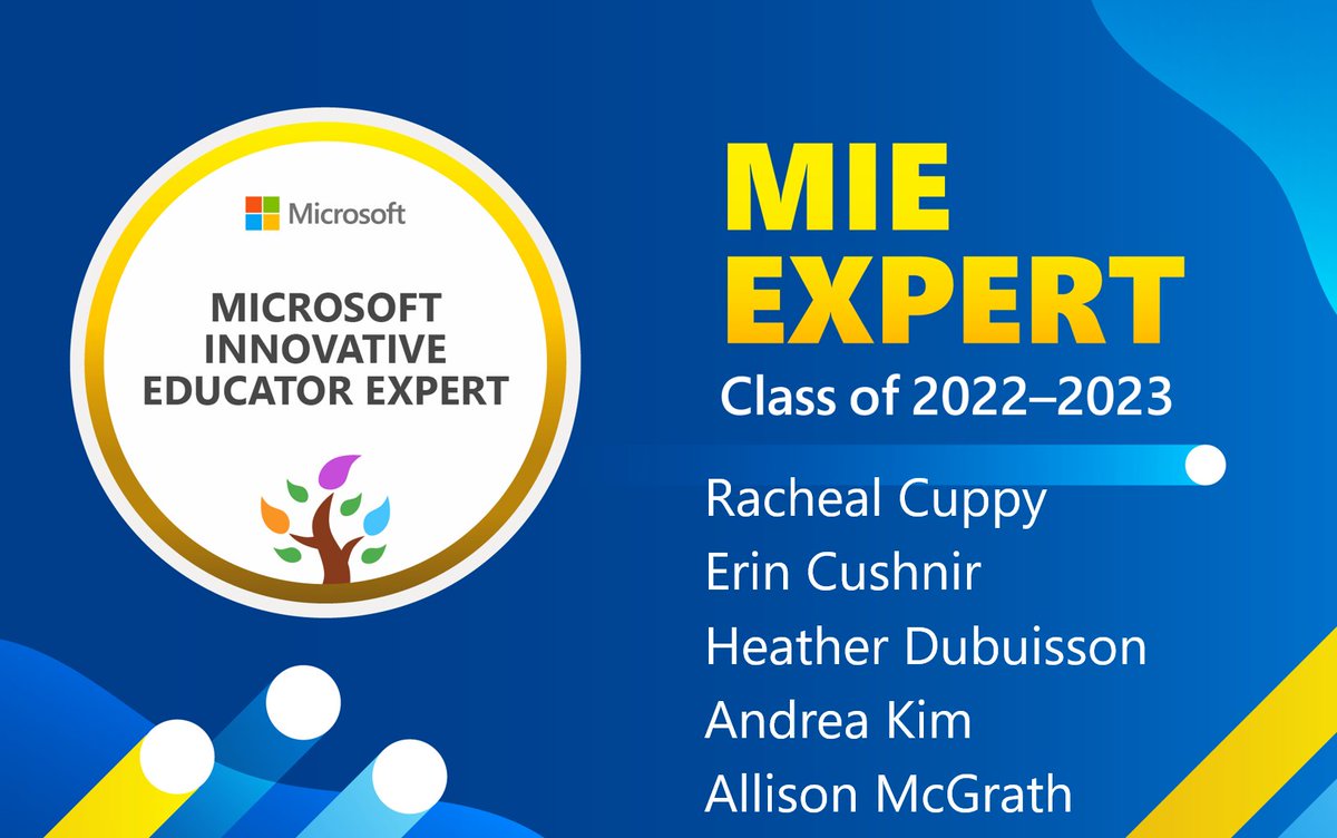 Congratulations to our U.L.T.R.A. participants and Implementation Specialist on becoming MIE Experts ! 🎉💜 😊
#MIEE
#MicrosoftEdu