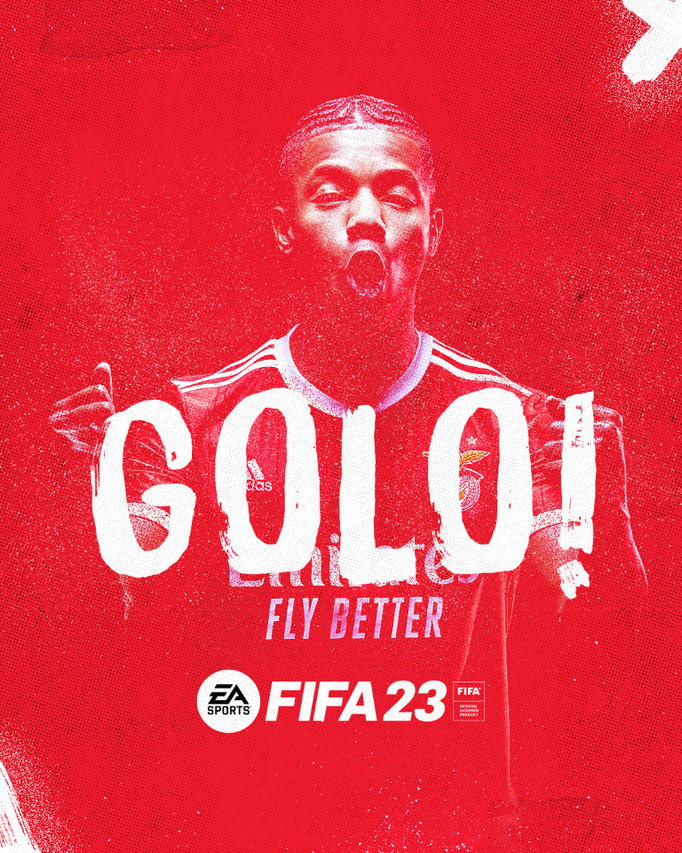 SLBenfica's tweet photo. #SLBFCPF | 1-1 | ⚽ 42' GOOOOLOOOOO! NERES!!!! 

#EuAmoOBenfica #LigaPortugalbwin #EASPORTSFIFA https://t.co/BMUVEpUcRz