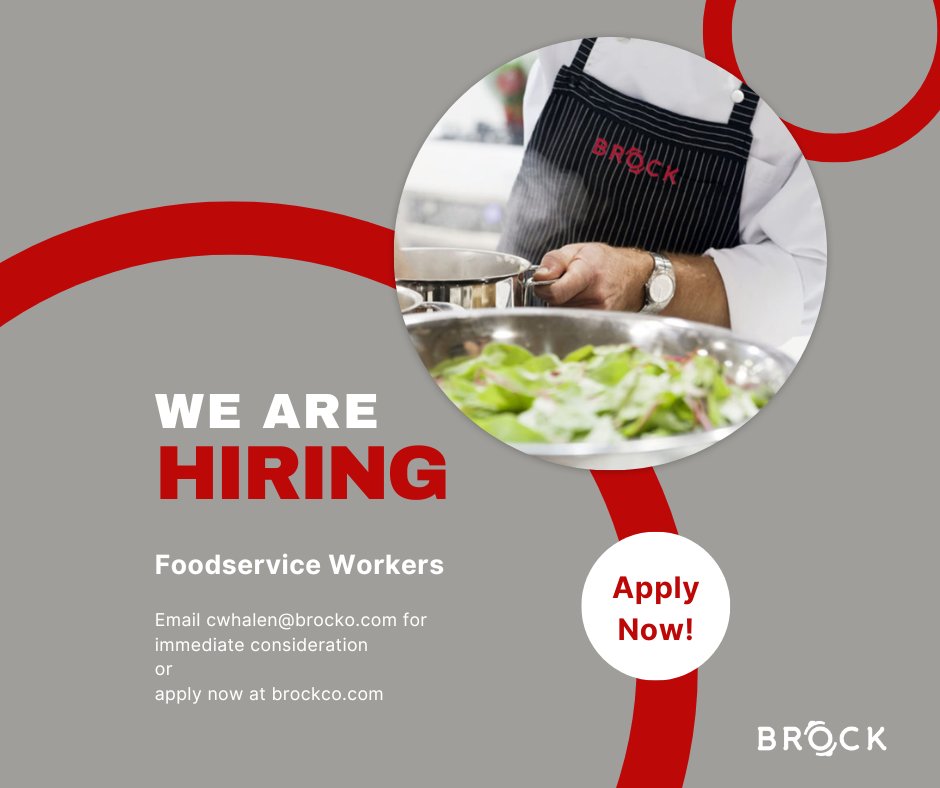 brockcoinc's tweet photo. SEEKING:
#grillcook #Frederica #Delaware
#cooks in #Bryn Mawr #Pennsylvania & #CherryHill #NewJersey
Email cwhalen@brockco.com for more details!
#Brockjobs #Brockco #DEjobs #PAjobs #NJjobs https://t.co/G2mOtelYtO